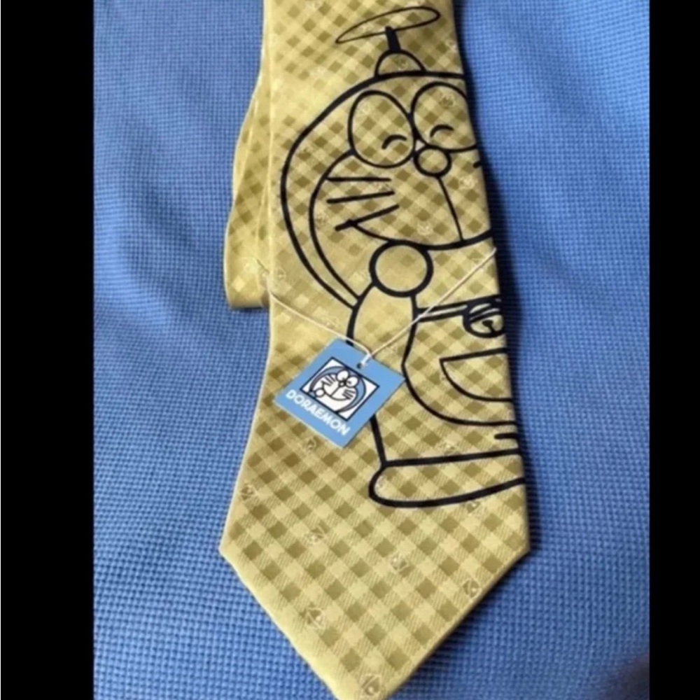 Doraemon character Neck TIE new Fuji logo-pro Manga Anime